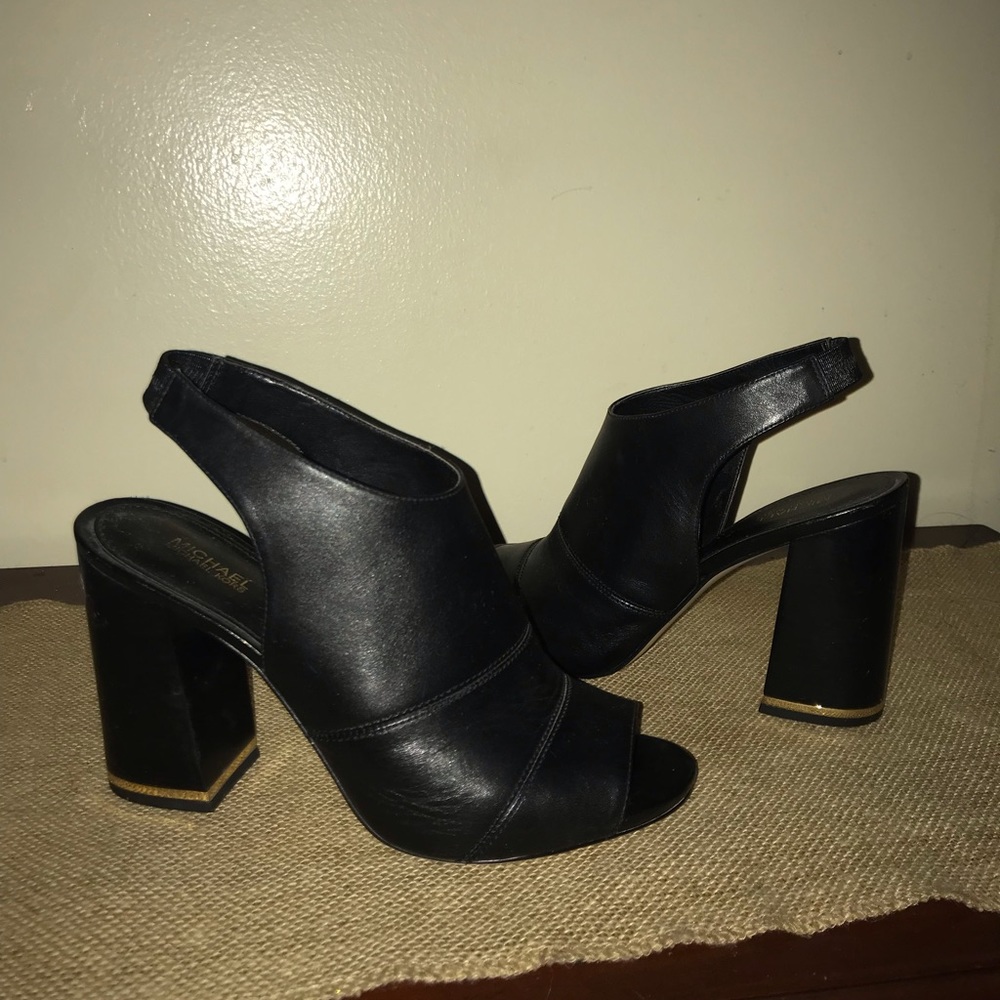 MICHAEL KORS Leather Wedges